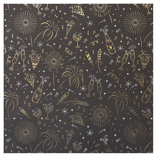 New Year's Eve Double-Sided Cardstock Paper by Recollections™, 12" x 12"
